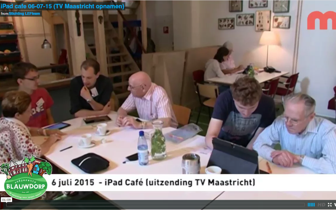 iPad café op TV Maastricht